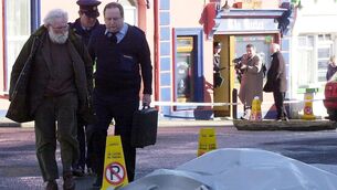 <p>Then state pathologist John Harbison and gardaí with the remains of Maurice 'Mossie' Curran in Clashmore, Co Waterford in March, 2002. Mr Curran was killed by father of three Declan Power after he had slain his wife, Joan Power. Picture: Des Barry/Irish Examiner Archive</p> <p>Then state pathologist John Harbison and gardaí with the remains of Maurice 'Mossie' Curran in Clashmore, Co Waterford in March, 2002. Mr Curran was killed by father of three Declan Power after he had slain his wife, Joan Power. Picture: Des Barry/Irish Examiner Archive</p>