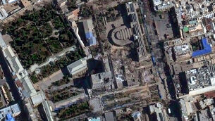 <p>This satellite image provided by Vantor shows the Judiciary complex damaged after airstrikes, in Tehran, Iran, Tuesday, March 3, 2026. (Satellite image ©2026 Vantor via AP)</p> <p>This satellite image provided by Vantor shows the Judiciary complex damaged after airstrikes, in Tehran, Iran, Tuesday, March 3, 2026. (Satellite image ©2026 Vantor via AP)</p>