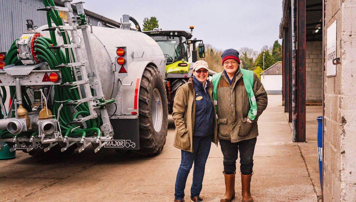 Dr Edna Curley, principal of Mountbellew College, with husband and lecturer at the college, Dr Michael O'Flynn.