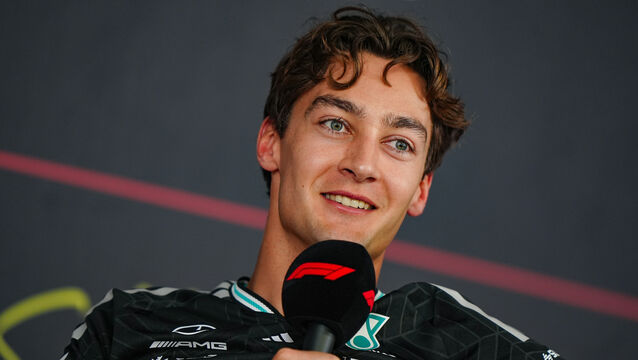 <p>Mercedes’ George Russell is the favourite to win the world championship. Pic: Bradley Collyer/PA</p>