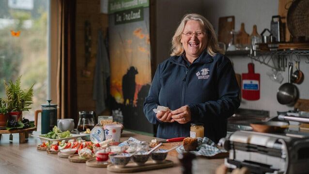 <p>Dorothy Uí Thuama, tour guide with Macroom Buffalo Farm Tour, Co Cork offering authentic, flavour-led reasons to explore Ireland. </p>