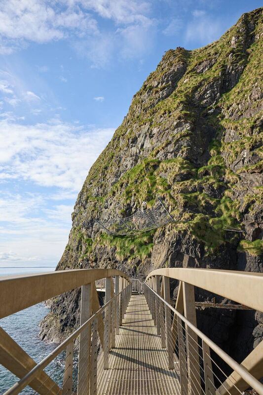 Gobbins Cliffpath along the Causeway Coastal Route, reopens in March following a year-long closure due to repairs. Photo: Killian Broderick, Great Lighthouses of Ireland partnership