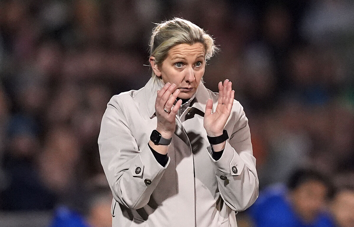 Carla Ward has banned talk of past triumphs as she tries to build something special with her current crop. Pic: Niall Carson/PA