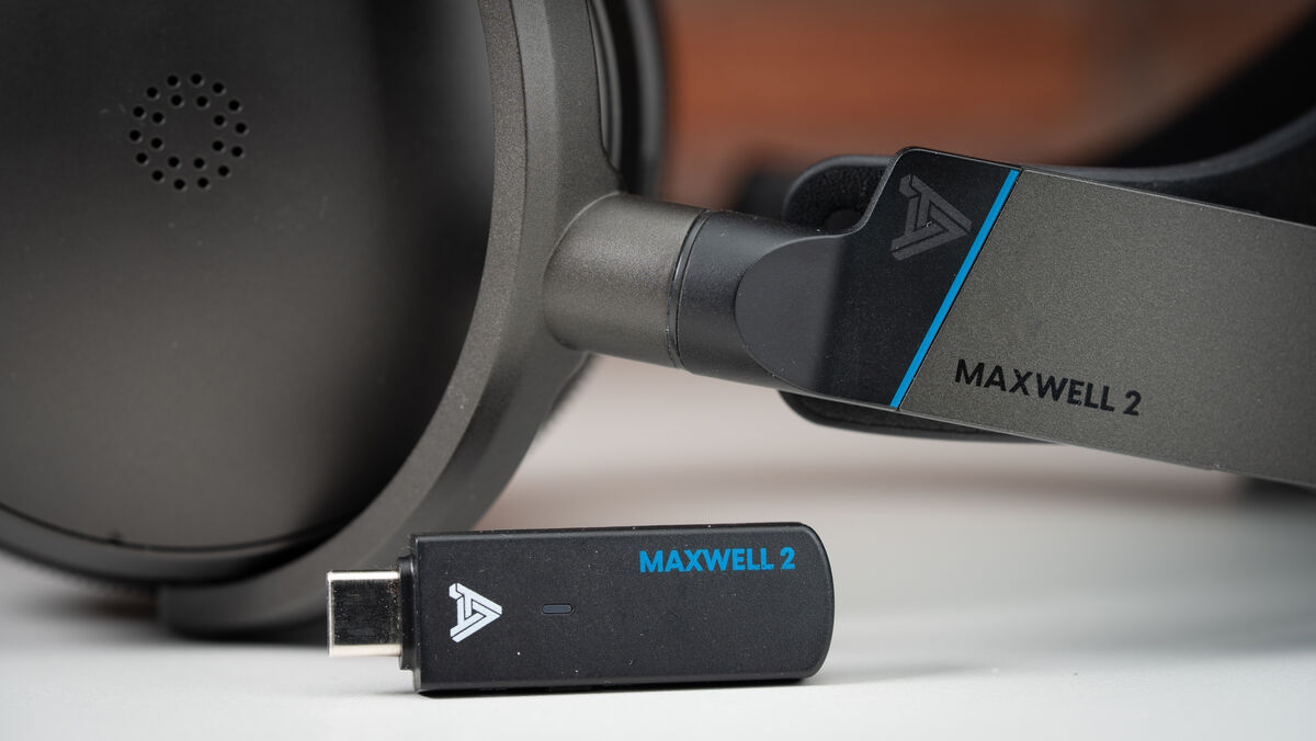 The Audeze Maxwell 2 supports multiple connection options, including Bluetooth 5.3, USB-C audio and a 3.5 mm wired input for flexible everyday use. Picture: Noel Campion.