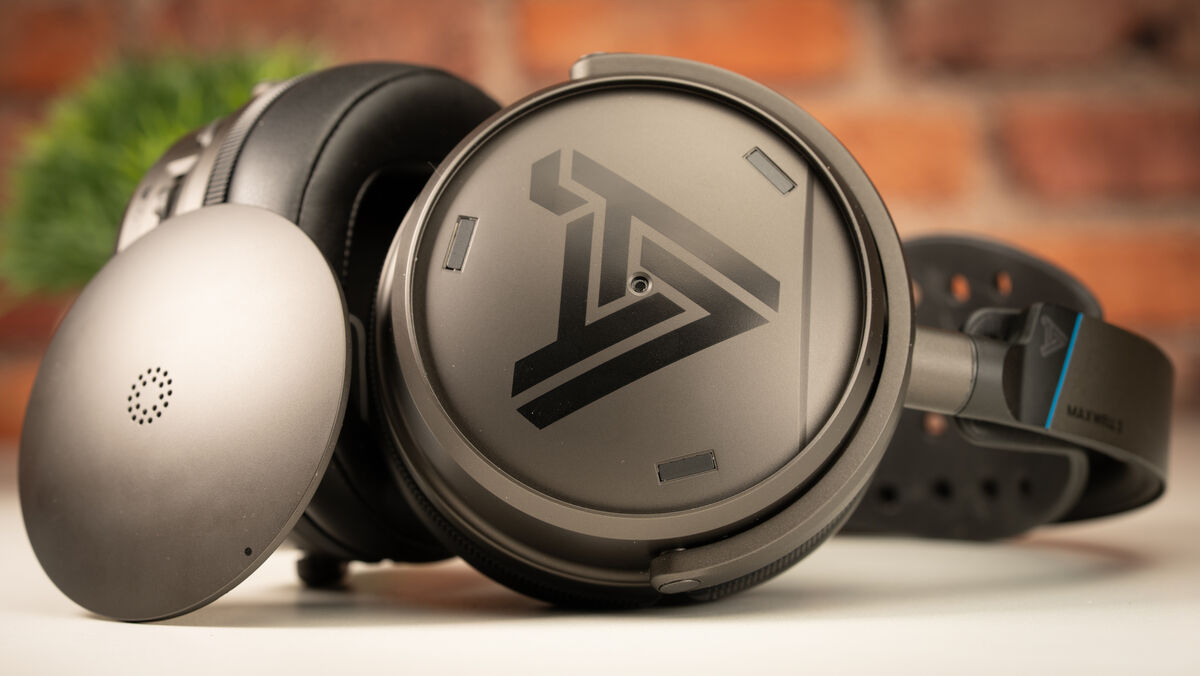 Magnetic outer earcup plates allow the Audeze Maxwell 2 headphones to be easily customised or replaced, adding a practical and stylish design touch. Picture: Noel Campion.