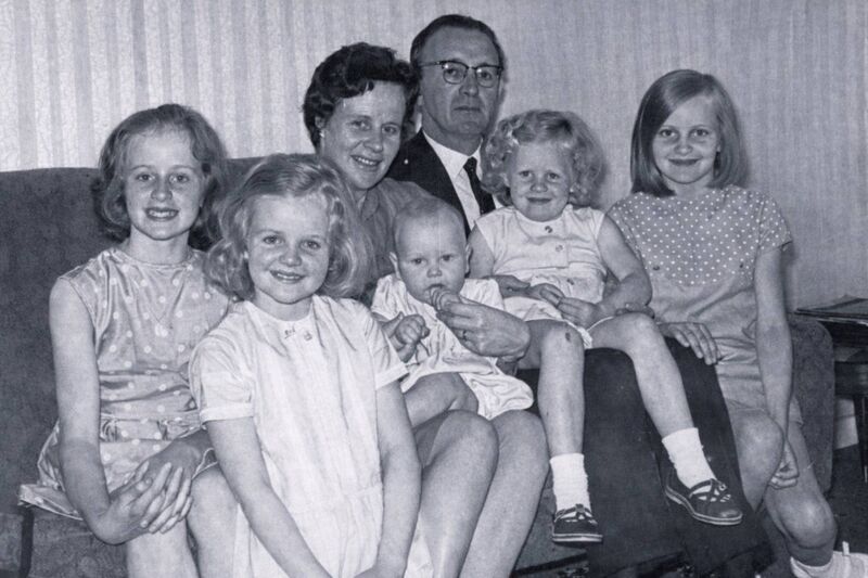 Miriam O'Callaghan and her family