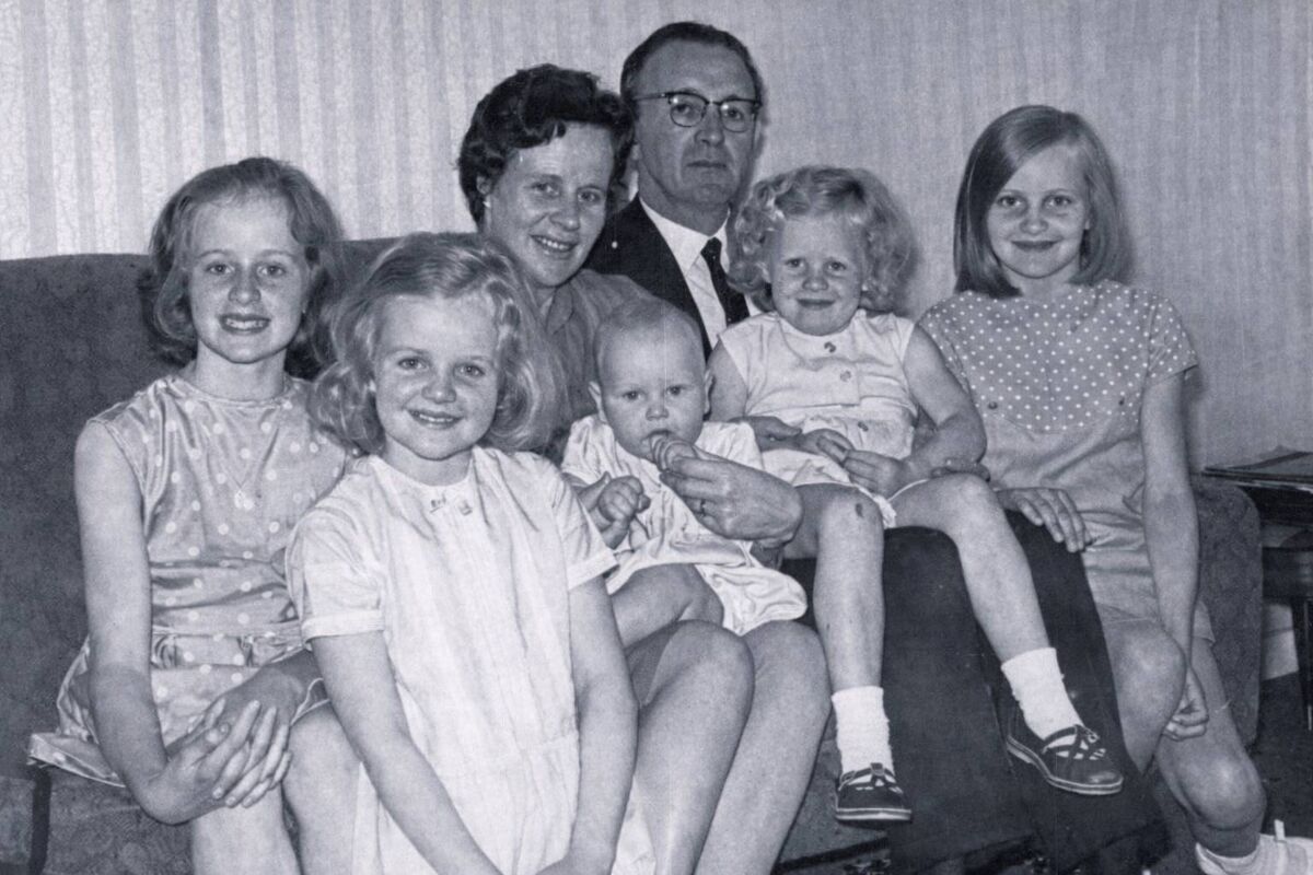 Miriam O'Callaghan and her family