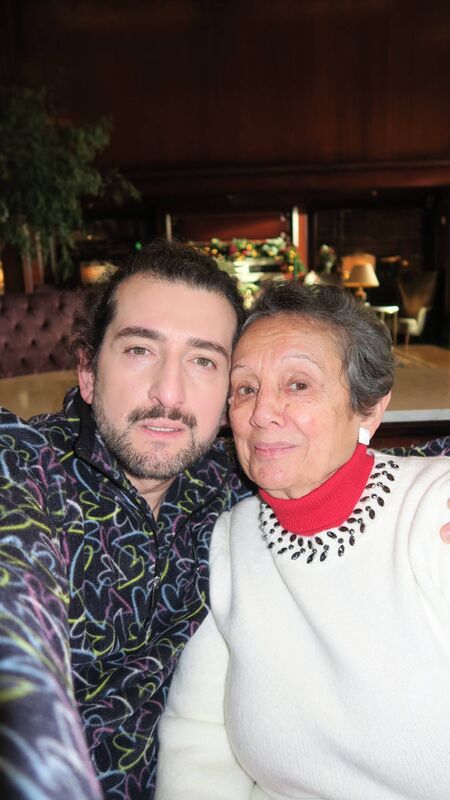 Arthur Gourounlian and his mom Maria aka Tati 