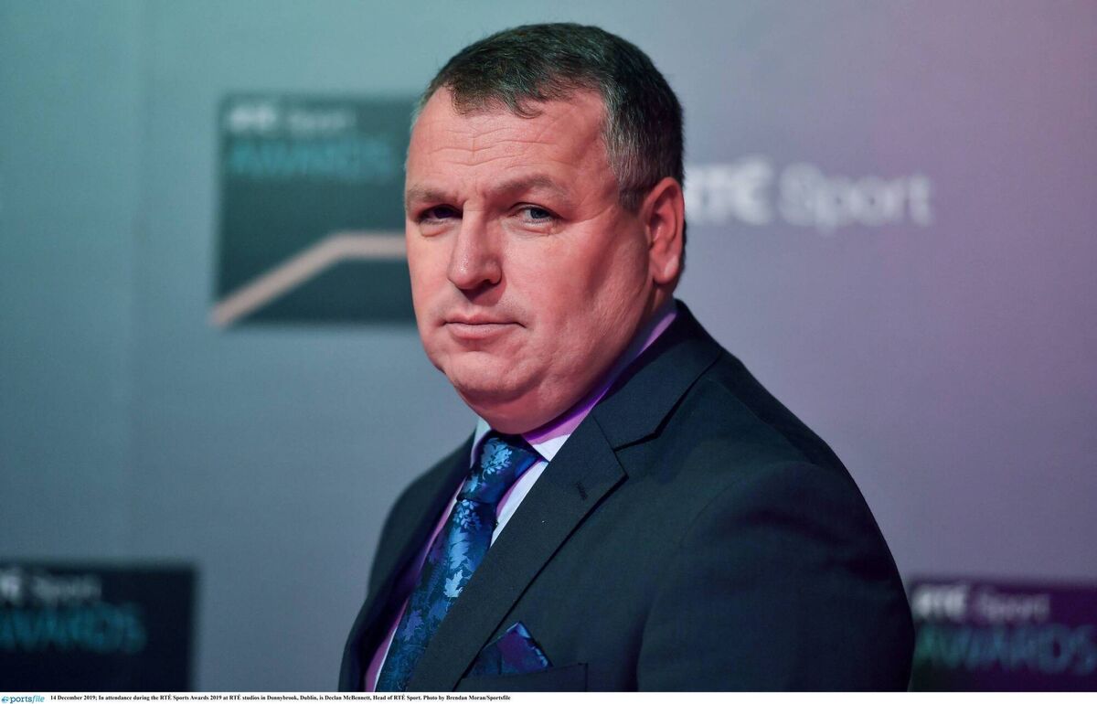 RTÉ head of sport Declan McBennett. Picture: Brendan Moran/Sportsfile