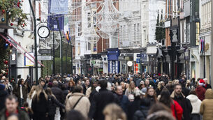 <p>Spending data shows that retail expenditure in Dublin increased by 2.5% quarter-on-quarter and 7.9% year-on-year. File picture: Sam Boal/Collins</p>