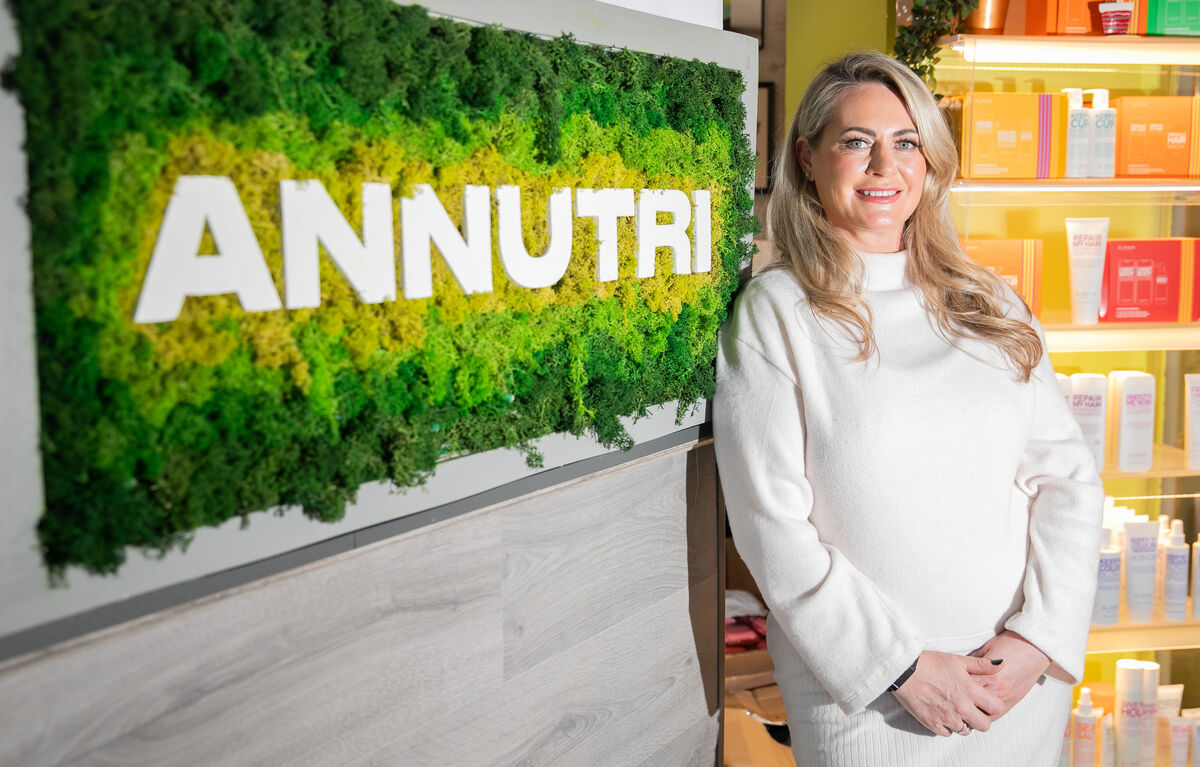 Anita Kucsera, founder of Annutri: "I was extremely stressed… my hair was falling out, coming away in clumps in my hand. I noticed it when I was in the shower, when I was drying off. For me, my hair was so important, it was like my signature." Picture: Gareth Chaney.
