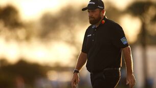 <p>FRUSTRATED: Shane Lowry came agonisingly close to winning the Cognizant Classic last weekend at Palm Beach Gardens, Florida. Picture: Mike Ehrmann/Getty Images</p>