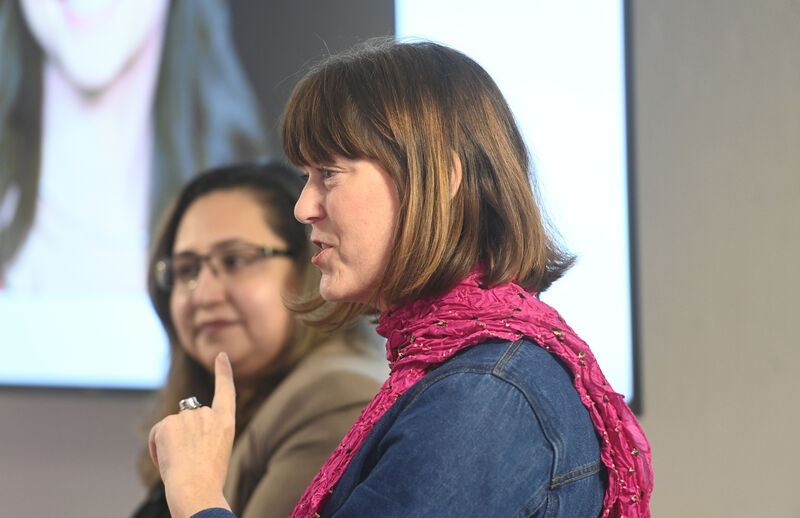 Deirdre Mortell speaking at the IWD breakfast event. Picture: Larry Cummins Deirdre Mortell speaking at the IWD breakfast event. Picture: Larry Cummins