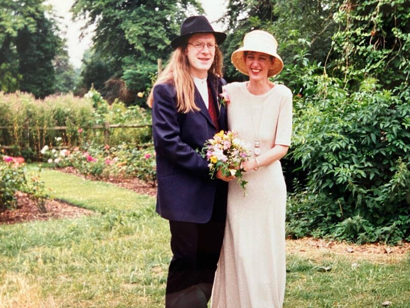 Jordan Lynch's mum Jackie Lynch on her wedding day