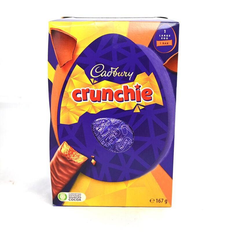 Cadbury Crunchie egg. Picture; Eddie O'Hare Cadbury Crunchie egg. Picture; Eddie O'Hare