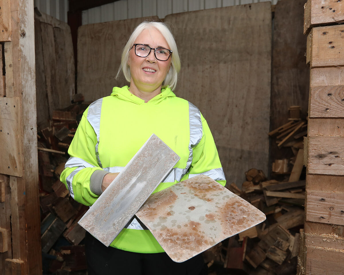 Patricia Brouder, Plasterer, from Carrikerry County Limerick Picture: Brendan Gleeson