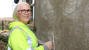 <p>Patricia Brouder, Plasterer, from Carrikerry County Limerick Picture: Brendan Gleeson</p>