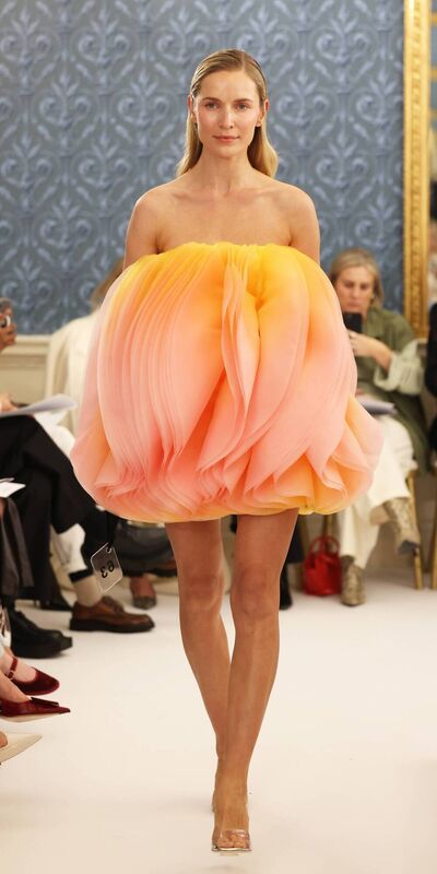 Teodora Sutra models an Acler dress, €835, at Brown Thomas Spring/Summer 2025 showcase