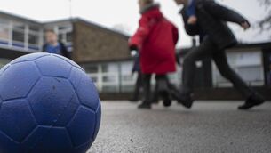 <p>St Patrick's Primary School sent classes home last month after concerns emerged about the condition of the 19-year-old prefabs. File picture</p>