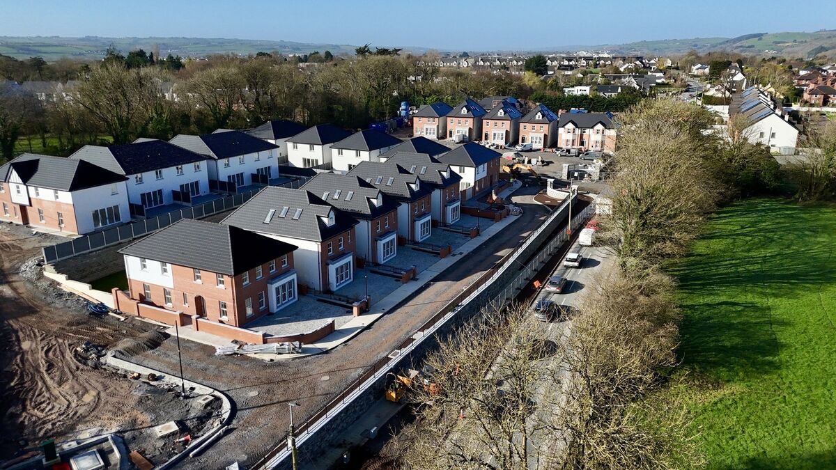 Bird's eye view of Hermitage Farm
