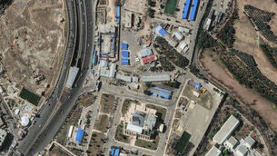 <p>A satellite image of Iran's Revolutionary Guard Corps headquarters, in Tehran on February 27, before they were extensively damaged by US/Israeli air strikes. Picture:Vantor/AP </p>