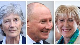 <p>The three candidates on the ballot in Ireland's 2025 presidential election: Catherine Connolly, who was elected in a landslide, Jim Gavin, and Heather Humphreys. File picture</p>