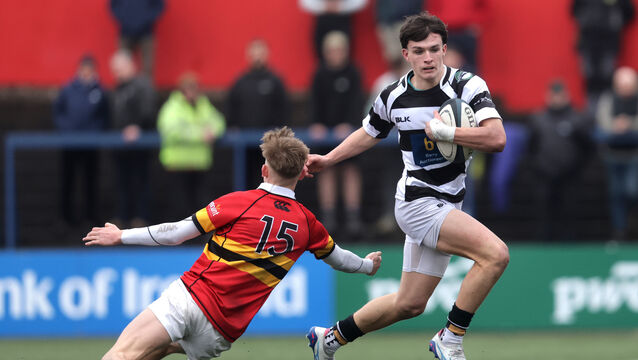 <p>SIDESTEP: Pres Cork's Bobby O'Callaghan heads for the line in the semi-final win over Christians. Pic: ©INPHO/Bryan Keane</p>