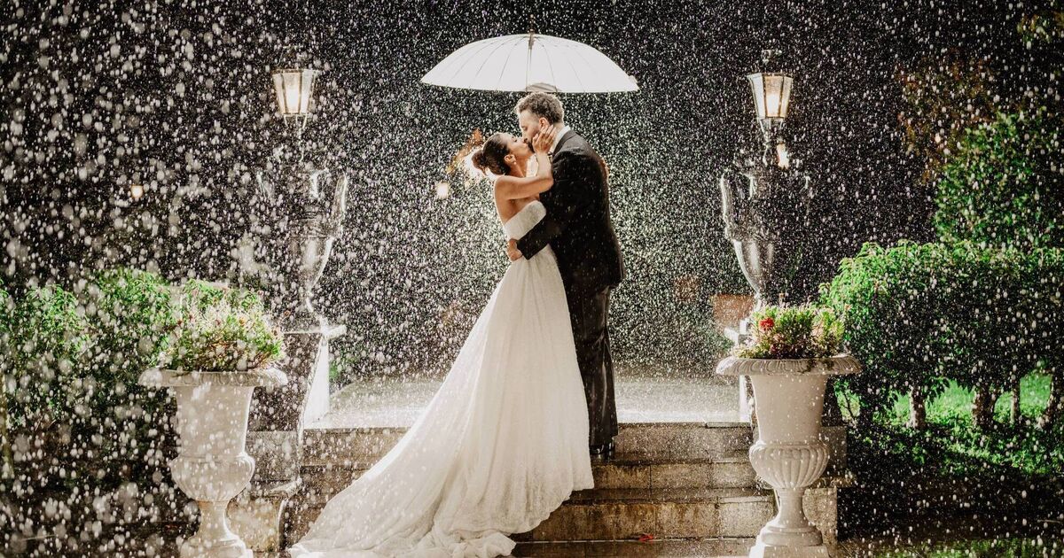 Wedding of the Week: Love at first swipe for couple who made their vows in ...