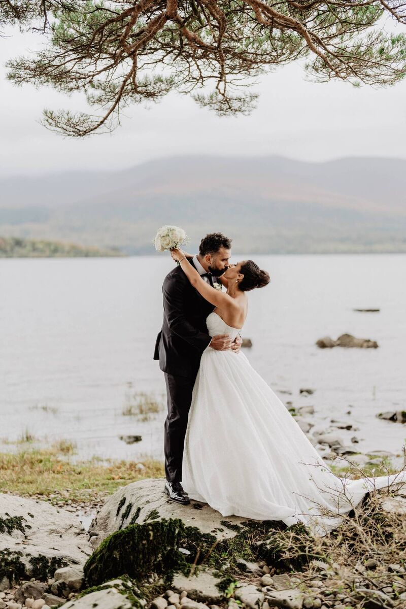 Daisy Estephane and Christopher Barton. Pictures: Black Diamond Photography