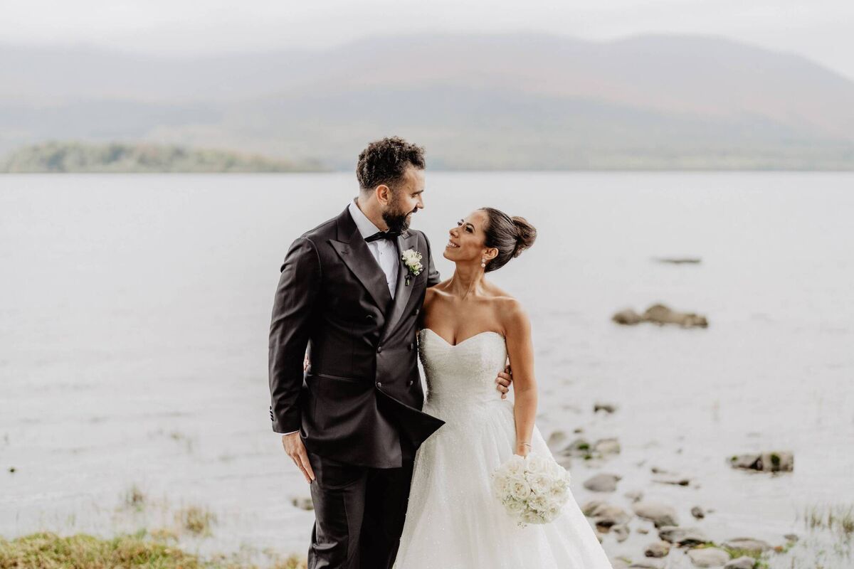 Daisy Estephane and Christopher Barton. Pictures: Black Diamond Photography