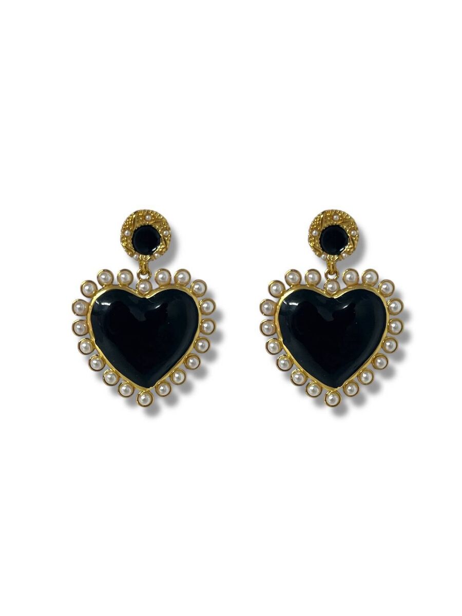 The Gilded Heart Earrings, Emily Jean Atelier, €88