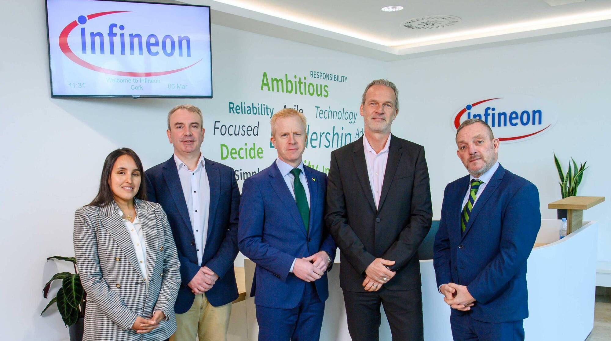 Semiconductor firm Infineon Technologies opens Cork R&D office