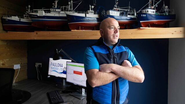 <p>Joe Walsh, founder and managing director at Paulona Seafoods, Midleton, Co Cork. Picture: BIM</p>