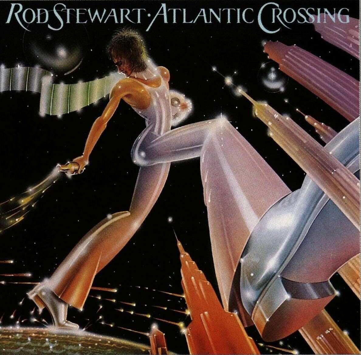Rod Stewart's classic 1975 album, 'Atlantic Crossing' was one of the thousands of vinyl albums that Gareth O'Callaghan sold off or gave away about 20 years ago. File picture