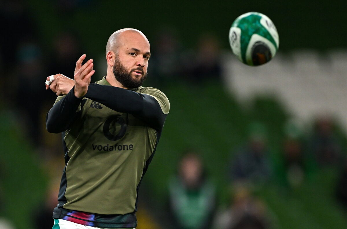 Ireland's 50-cap man Jamison Gibson-Park. Pic: Ramsey Cardy/Sportsfile