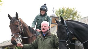 <p>BIG BLOW: Galopin Des Champs has been ruled out of the Boodles Cheltenham Gold Cup. Pic: Healy Racing.</p>
