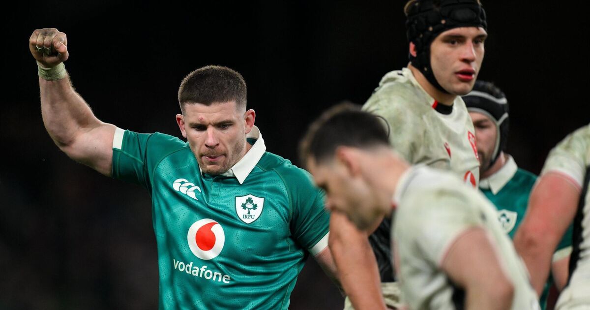 Ireland keep Triple Crown bid alive with bonus-point win over determined Wales