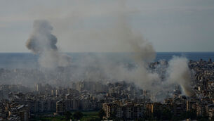 <p>Israeli air strikes have hit Dahiyeh, Beirut’s southern suburbs (AP)</p>