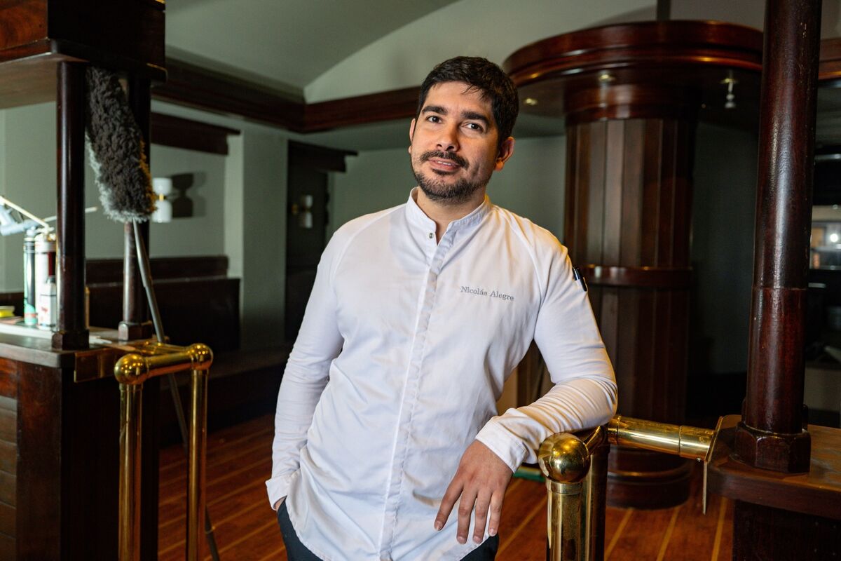 Head chef Nicolás Alegre pictured inside The South Gate Bar, formerly the Flying Enterprise Complex, as renovation work continues ahead of reopening for the St Patrick’s Day festival in Cork City. Picture: Chani Anderson Head chef Nicolás Alegre pictured inside The South Gate Bar, formerly the Flying Enterprise Complex, as renovation work continues ahead of reopening for the St Patrick’s Day festival in Cork City. Picture: Chani Anderson