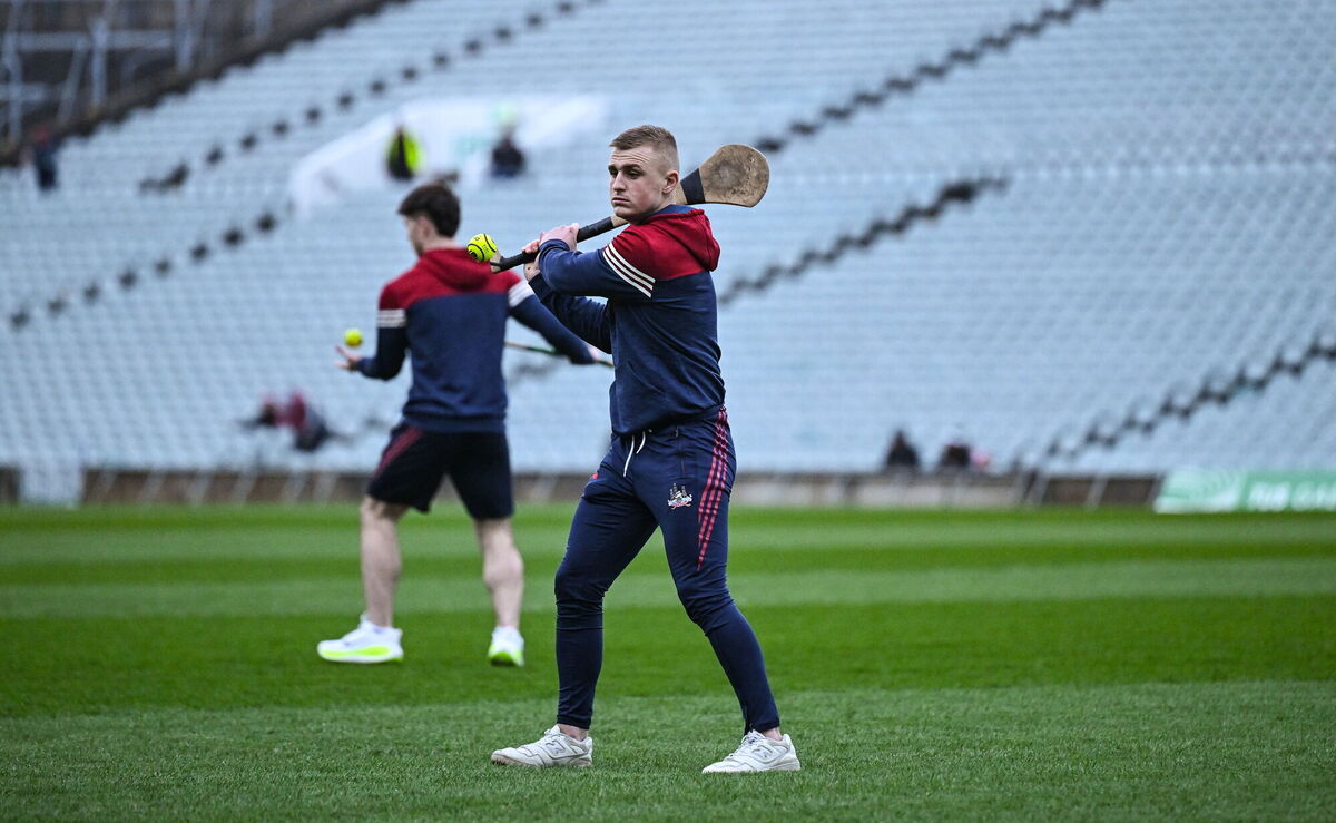 PUCKING AROUND: Tommy O’Connell of Cork before the Allianz Hurling League Division 1A match between Limerick and Cork at TUS Gaelic Grounds in Limerick. Photo by Brendan Moran/Sportsfile