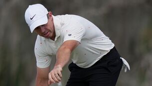 <p>Rory McIlroy misses his putt on the third green during the second round of the Arnold Palmer Invitational at Bay Hill golf tournament Friday, March 6, 2026, in Orlando, Fla. (AP Photo/Matt Slocum)</p> <p>Rory McIlroy misses his putt on the third green during the second round of the Arnold Palmer Invitational at Bay Hill golf tournament Friday, March 6, 2026, in Orlando, Fla. (AP Photo/Matt Slocum)</p>