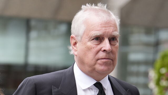 <p>Prince Andrew has denied any wrongdoing over his links to Jeffrey Epstein. File picture: Jordan Pettitt/PA</p>