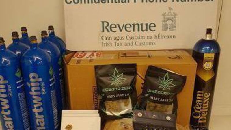 Revenue spent €2.7m destroying seized nitrous oxide, alcohol, and tobacco