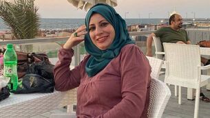 <p>Safaa Elsabe, a teacher and principal, established Al-Anqaa School in the Yarmouk refugee camp in northern Gaza. </p>