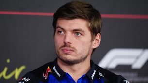 <p>RUSSELL WINS: Max Verstappen compared Formula One’s new regulations to “Mario Kart” (Bradley Collyer/PA)</p>