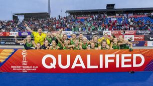 <p>SPOT ON: Ireland celebrate after beating Japan in a shootout. Pic: ©INPHO/Rodrigo Jaramillo.</p>