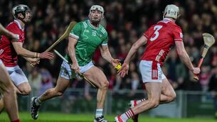<p>Aaron Gillane of Limerick in action against Cork. Picture: INPHO/James Lawlor</p>