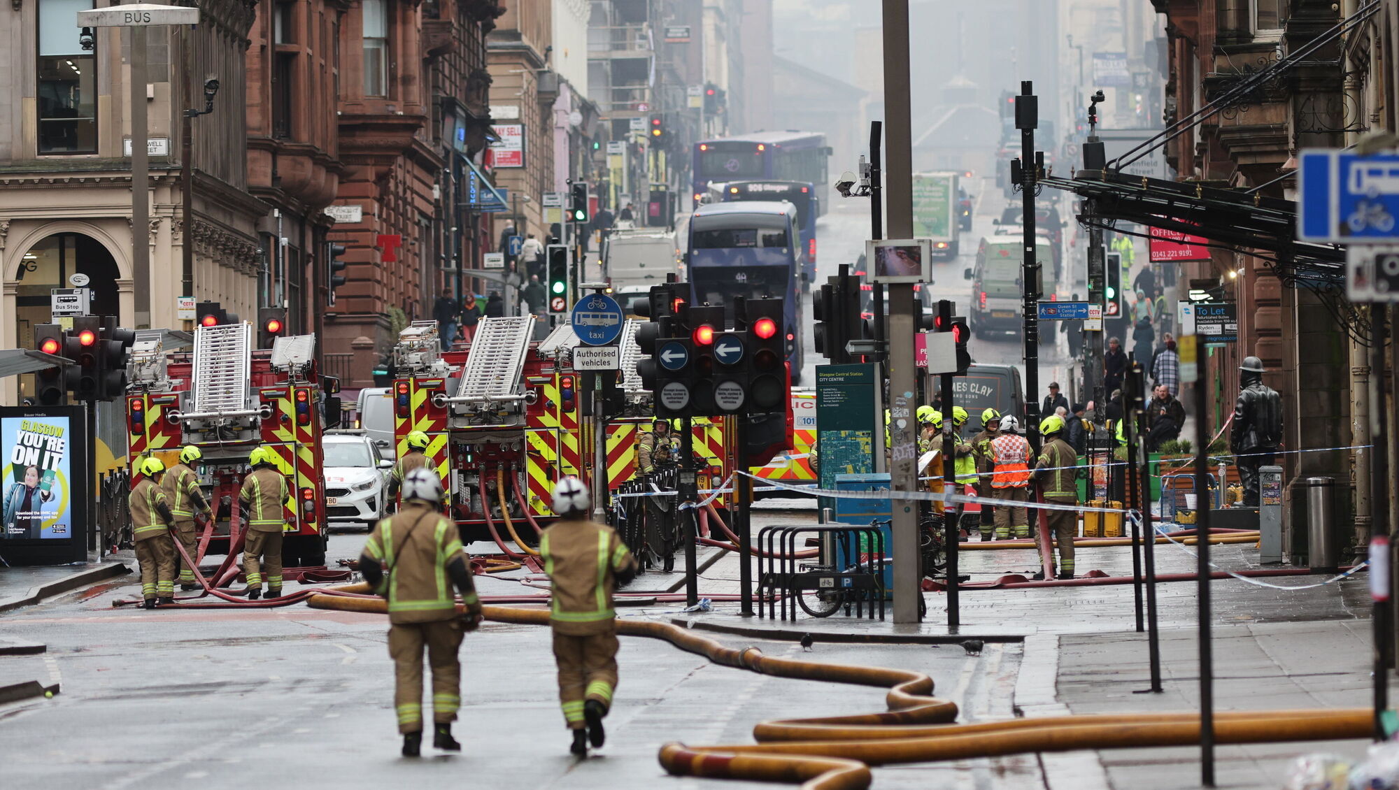 Glasgow Central station to remain closed following large blaze