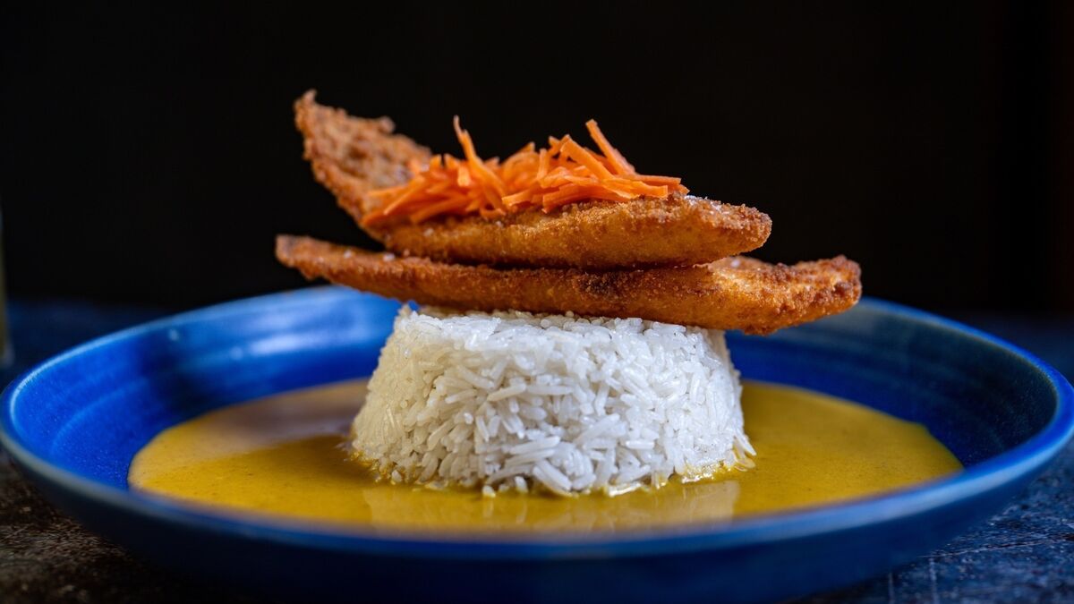 Megrim Katsu curry