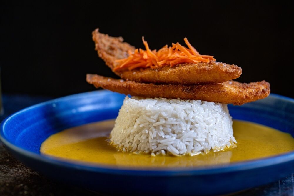 Megrim Katsu curry